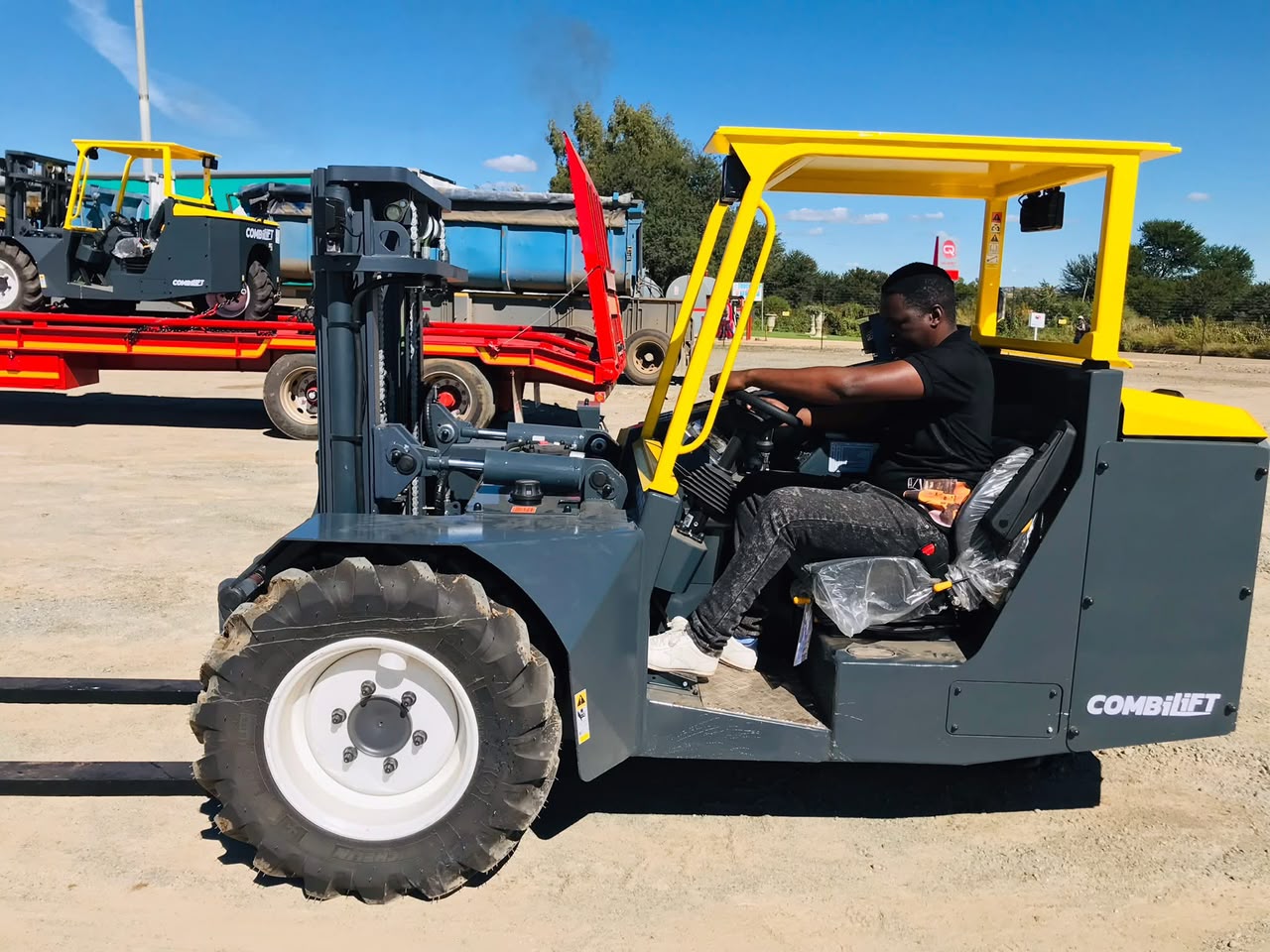 DTI learners on a training site